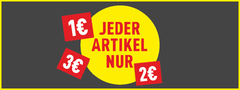 1€, 2€, 3€ AKTION